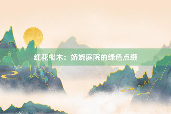 红花檵木：娇娆庭院的绿色点缀